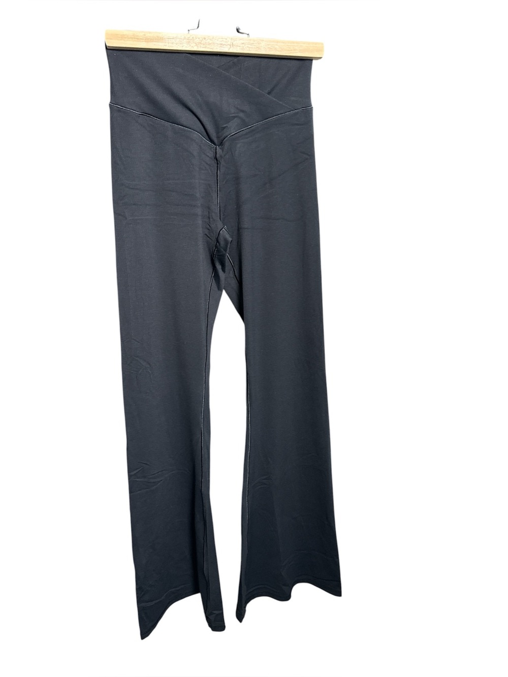 Sunzel Flare Crossover Yoga Pants- Tummy Control, High-Waisted -Wide Leg - Picture 5 of 12
